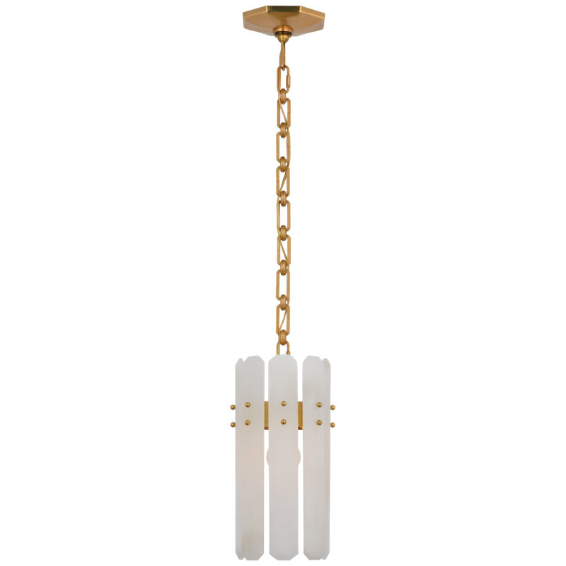 Bonnington 1 - Light Pendant, Hand-Rubbed Antique Brass