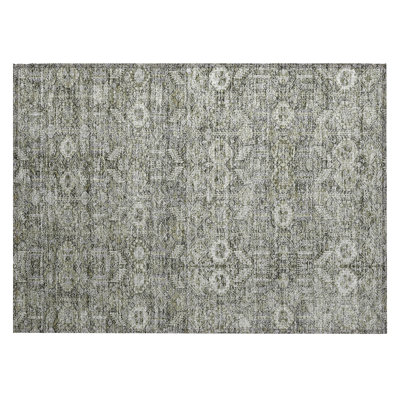 Morgane Washable Floral Indoor / Outdoor Rug
