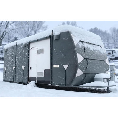 KING BIRD Enhanced RV Cover, Fits 27-30ft Travel Trailers Camper