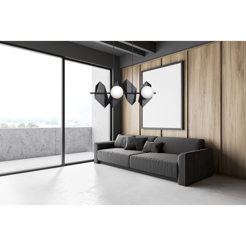 Anna-Lisa 4 - Light Kitchen Island Pendant, Black