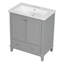 Meuble-lavabo multifonctionnel avec portes et tiroir 30 po-2124120637