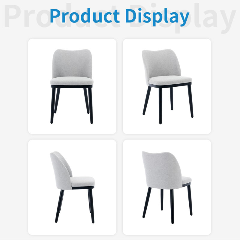 Side Chair, Light Grey