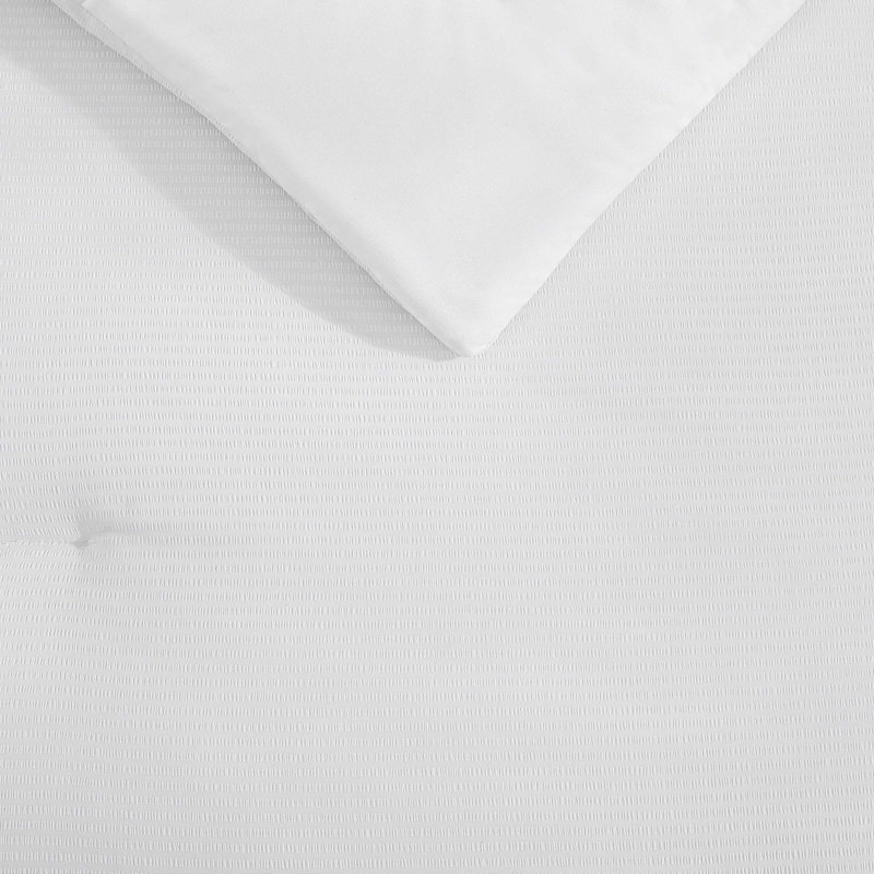 Aubrey Comforter Set, King Comforter + 7 Additional Pieces, White