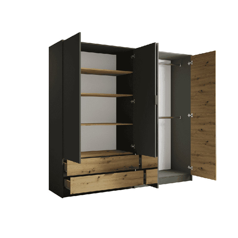 Rimini 2 Door Manufactured Wood Wardrobe