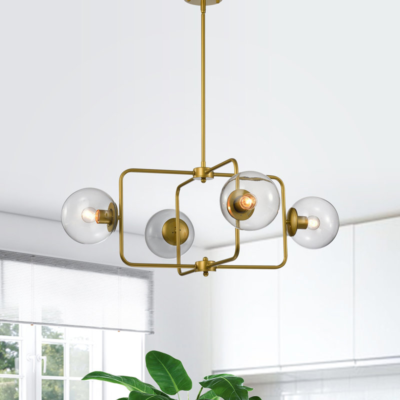 Lustre linéaire unique à 4 lumières Kukkapalli