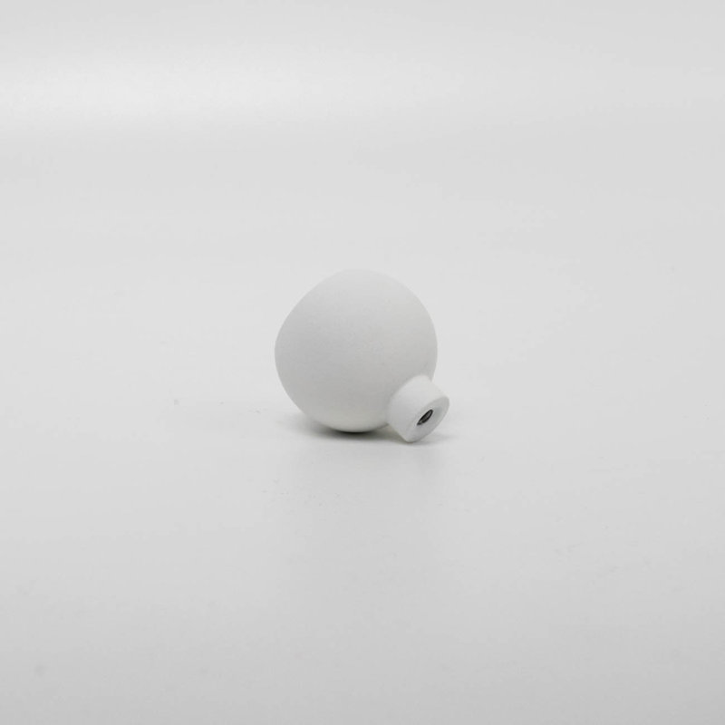 ROUS Hardware Mid Century Modern Sphere Knob, Snow (White)