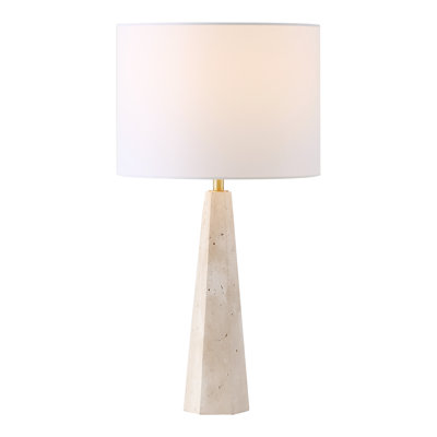 Lampe de table en travertin Bevans