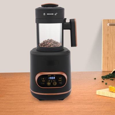 Machine à rôtir les grains de café électrique avec minuterie réglable pour le chauffage et le réglage du ventilateur