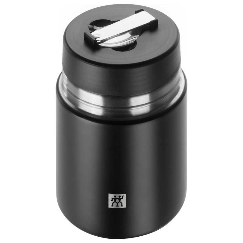ZWILLING Thermo 23.6 Oz Bottle + Eats Set, Matte Black