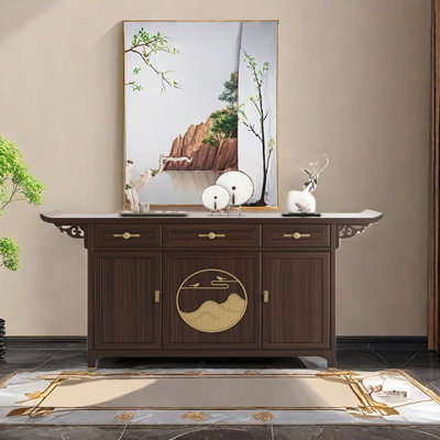 Chinese Style Solid Wood Sideboard