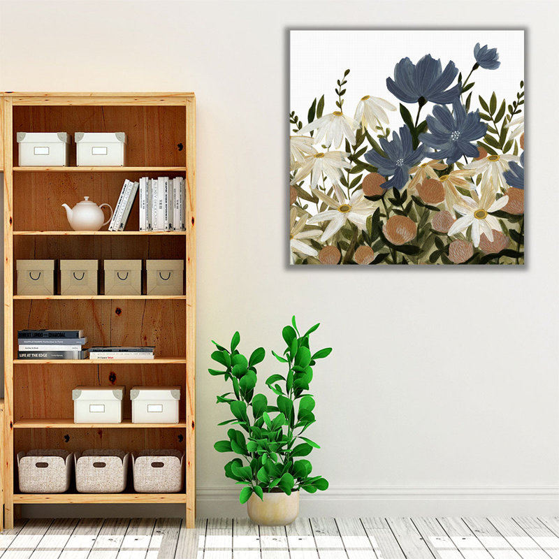 «Wildflower Garden I», reproduction d'art sur toile, H 24 po x l 24 po