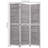 Feitoza 54.25 " W x 70 " H 3 - Panel Solid Wood Folding