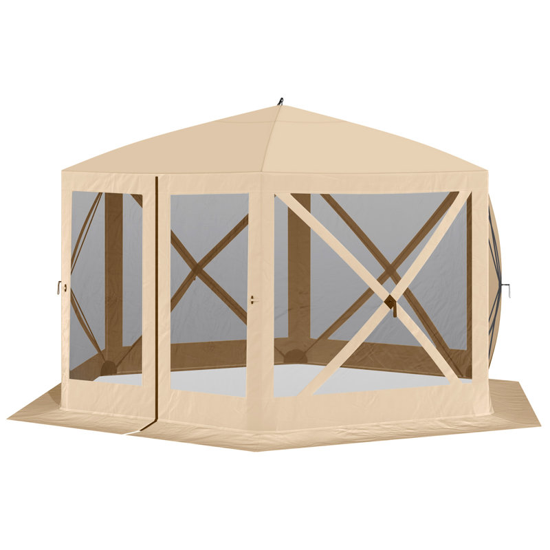 Abri moustiquaire hexagonal de 12 pi x 12 pi Outsunny