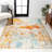 Sunset Modern Abstract Orange/Multi Rug-1682604199