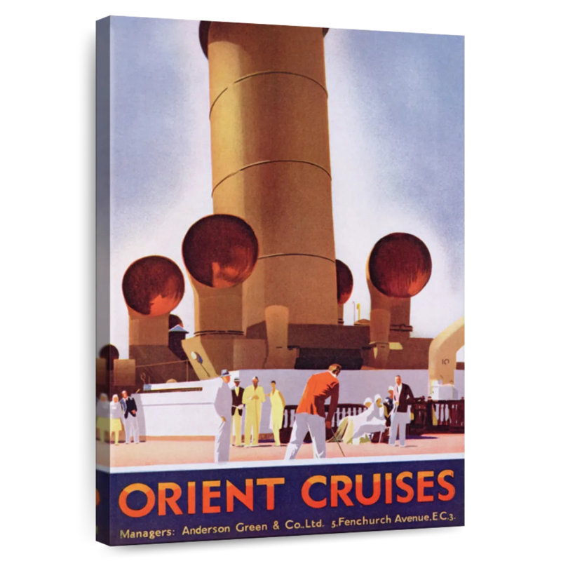Mehar Orient Cruises, 30" H x 20" W