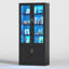 2 -Door 6 -Shelf Storage Cabinet-237795358