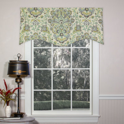 Provence Mist Traditional Cotton Damask Winston Valance