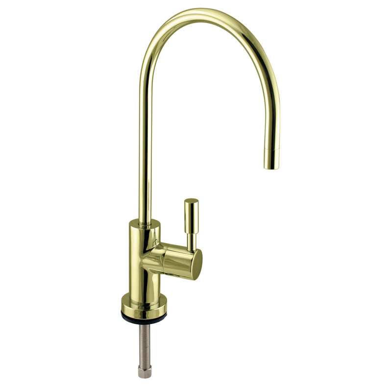 Westbrass Kitchen Faucet, Polished Brass