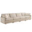 Modulaire avec assise profonde en beige - Canapé confortable pour le salon, la chambre à coucher et la chambre à coucher moderne-469865558-469865557