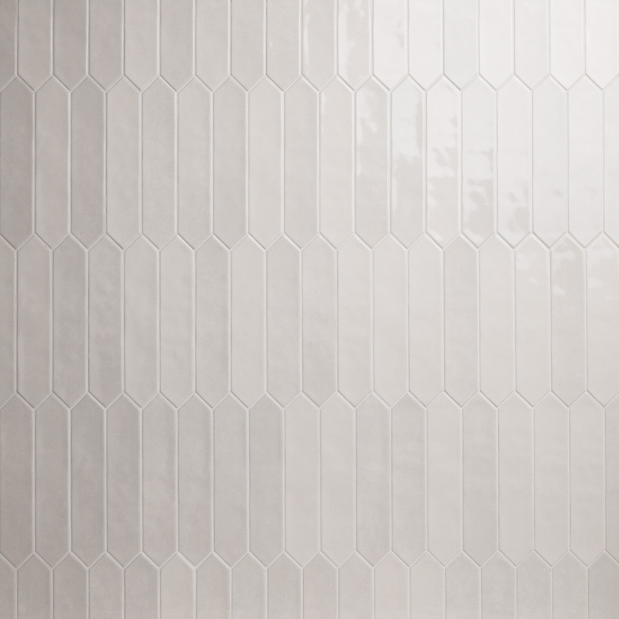Hoku 2.5 in. x 13 in. Glossy Ceramic Picket Wall Tile, Pearl