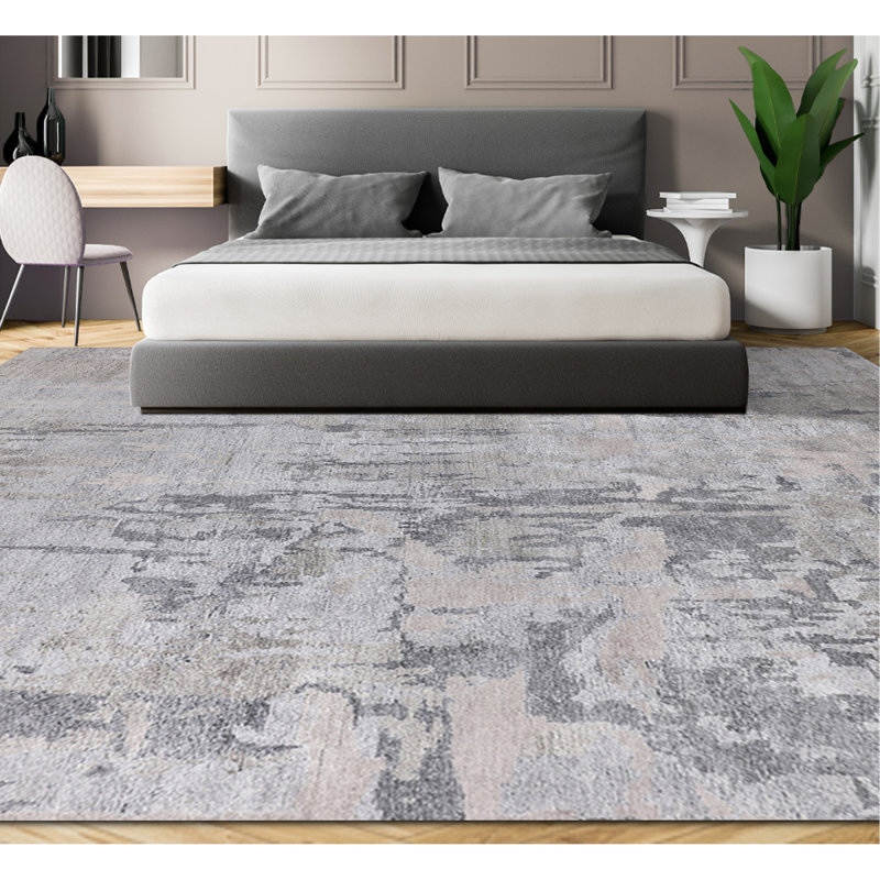Abstract Area Rug, Rectangle 8'11" x 11'10"