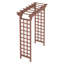 Outdoor Wooden Brown Arch Plant Climbing Frame Planter Arbour-2126647003