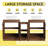 Evaine 58.92 " W Freestanding Standard Free Standing 2 Double Vanity Bathroom Vanity With Ceramic Top