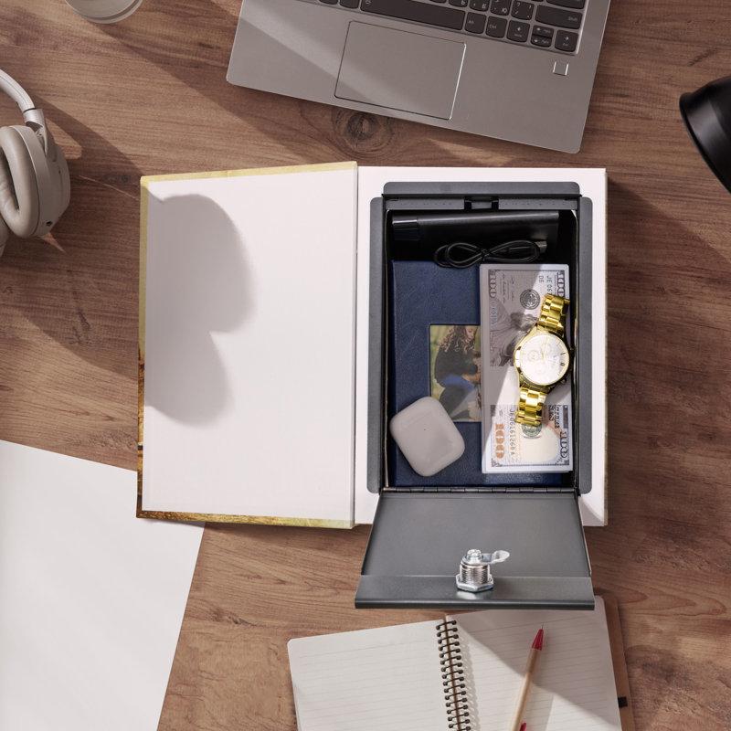 Paris & Pairs Series Dual Book Lock Boxes with Key Lock