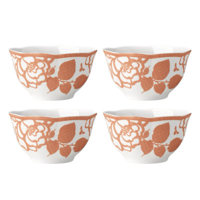 Butterfly Meadow 4 Piece Rice Bowl Set