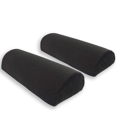 Half Moon Lumbar Cushion Black