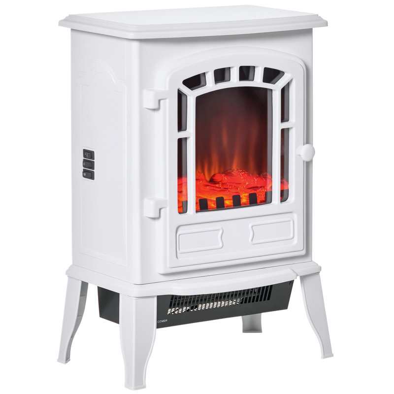 Poêle électrique Shirebrook, Blanc