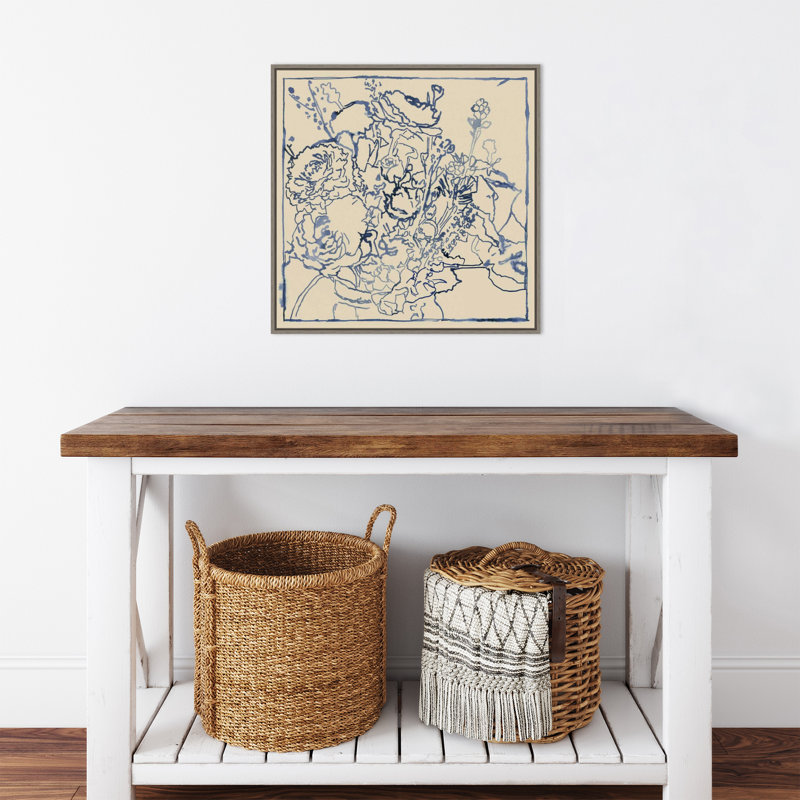 Impression sur toile, "Burcom Fields Close Up" par Megan Meagher, H 22 po x l 22 po x P 2 po