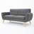 Indoor Sofa Upholstered Sofa Button-Tufted Sofa
