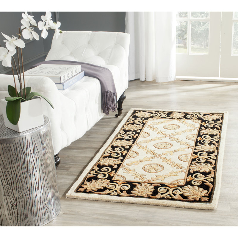 Lyster Oriental Wool Hand Woven Area Rug, Runner 76 x 137 cm