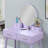 Liannon Contemporary Wood Vanity And Stool Set-1526066899