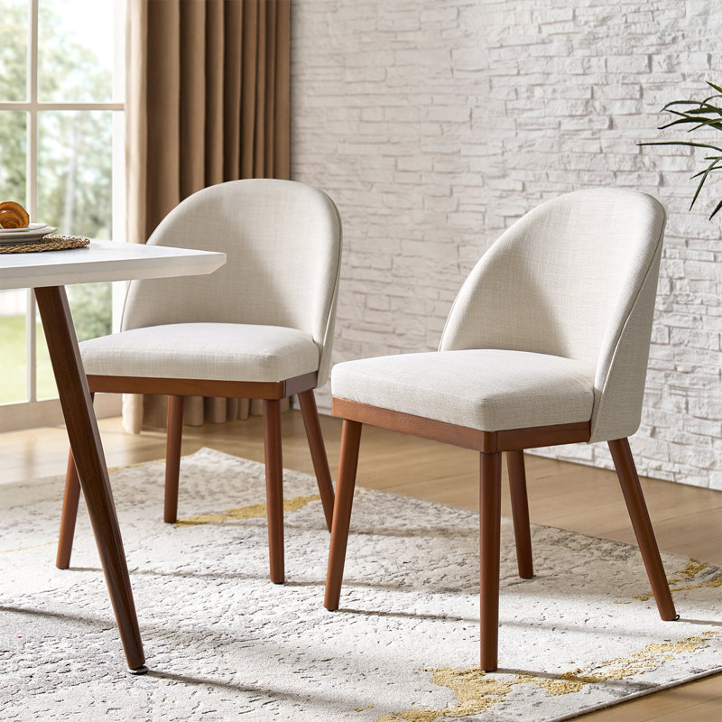 Chaise de salle à manger Kanalu, Beige
