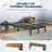 16"  Metal Platform Bed Frame with Heavy Duty Steel Slat Support, No Box Spring Needed-1954590565-1954590564