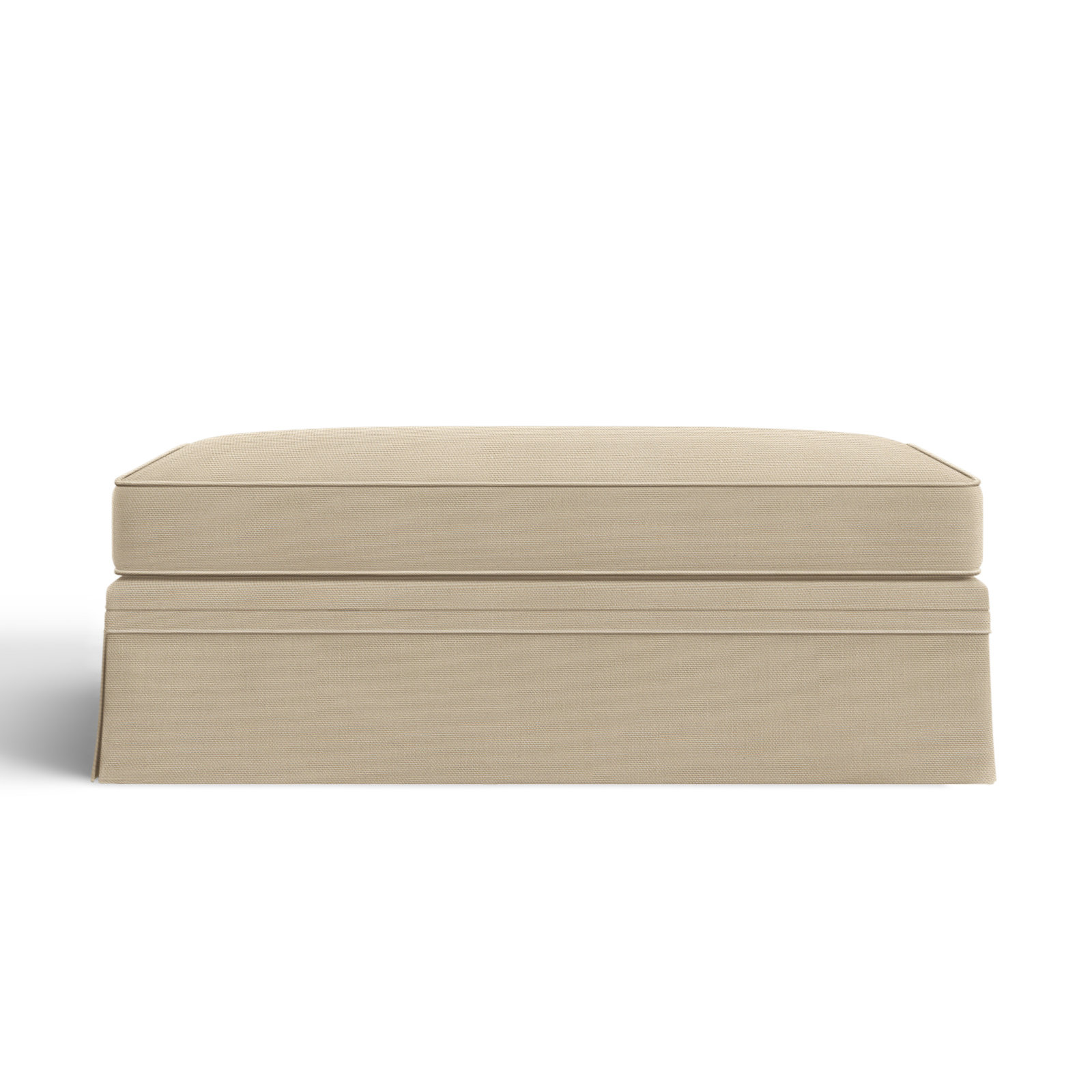 Shelby 47" Ottoman, Bayou Stone Canvas