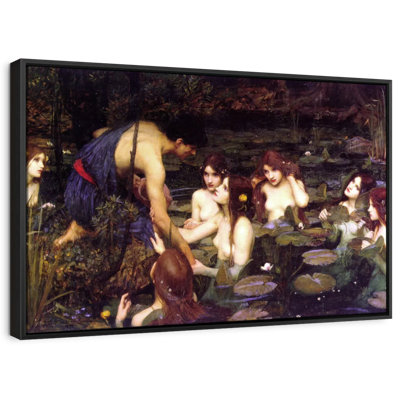 "Art mural Hylas et les nymphes"