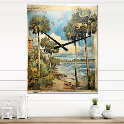 Dushka - Florida Vintage Wall Clock