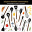 Ensemble de 22 ustensiles de cuisine en silicone assortis 22 pièces