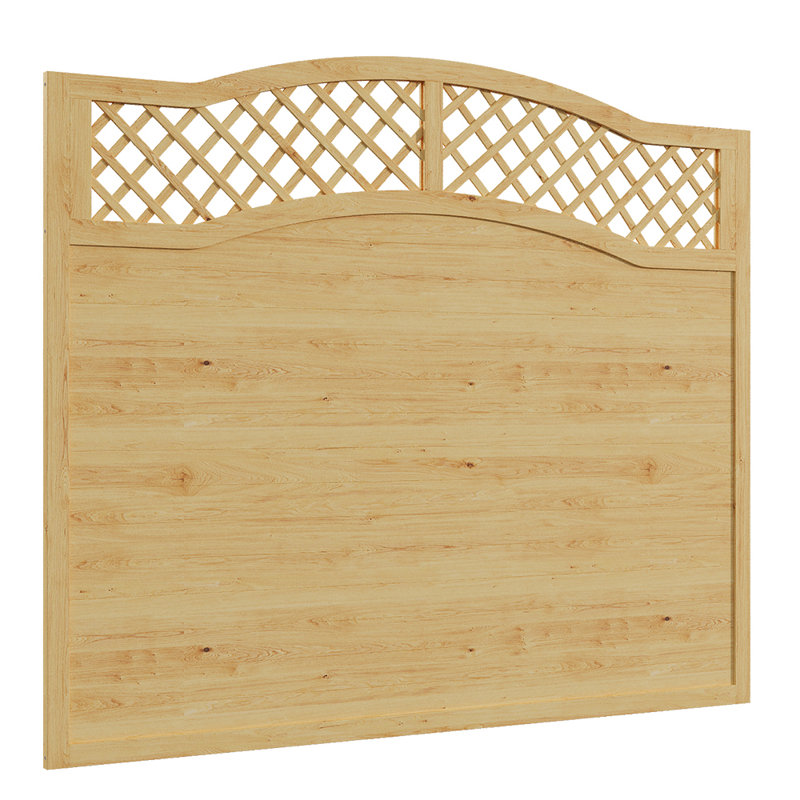 150cm H x 180cm W Wood Fence Panels Included