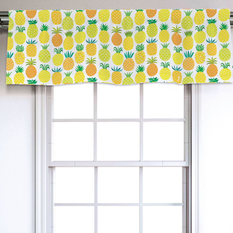Sateen Ruffled Window Valance