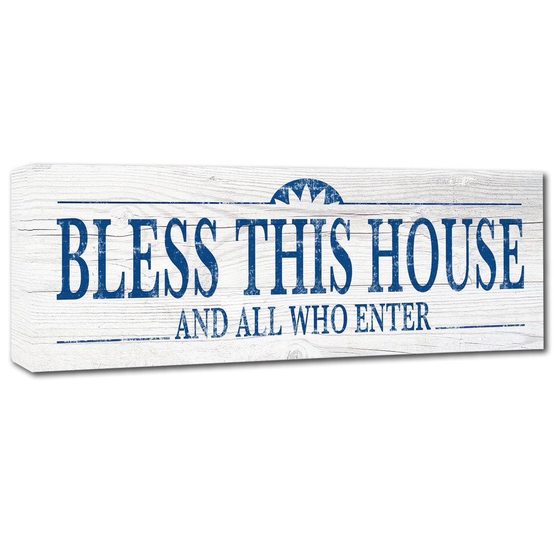 " Bless This House " by ALI Chris Trademark Fine Art 
