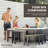 Intex 28515E 2 Medium PureSpa Accessories Benches, Compatible w/ 4 Person Spas