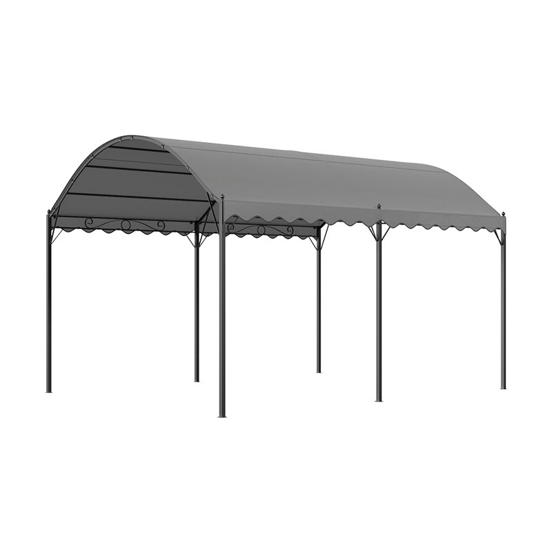 Dakota Fields 300cm W Polyester Cover Retractable Freestanding Awning, 260cm H x 300cm W x 400cm D