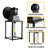 Fournier Outdoor Porch lights motion sensor outdoor wall lights black 2pack