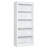 83" Tall Wood Bookcase Suite With Light Strip ,5-Tier Decor Bookcase Suite With Adjustable Shelves,Storage Organizer,Free Standing Storage Shelves Suite For Living Room,Home Office,White-1090234166-1090234165