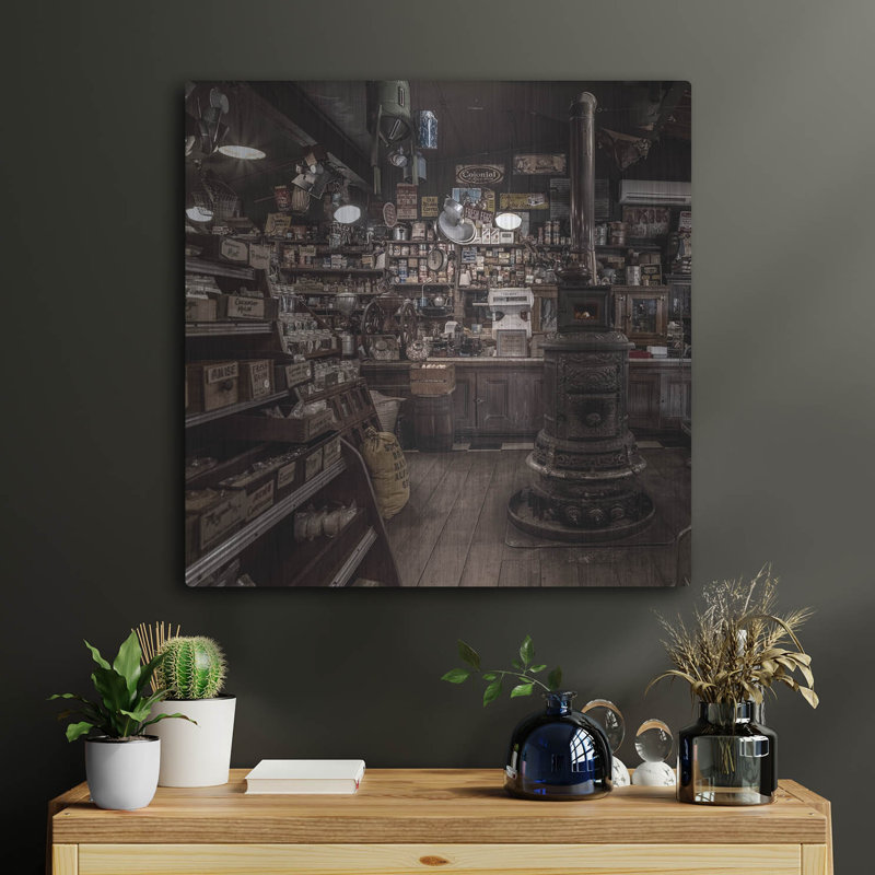 «Country Store 2» par Decent Exposures, art mural en métal
