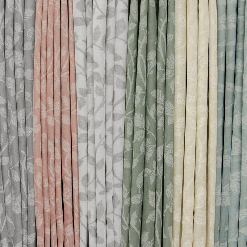 Curtain Single Panel, 50" W x 108" L, Gray